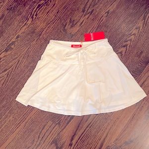 White Tennis Skirt NWT